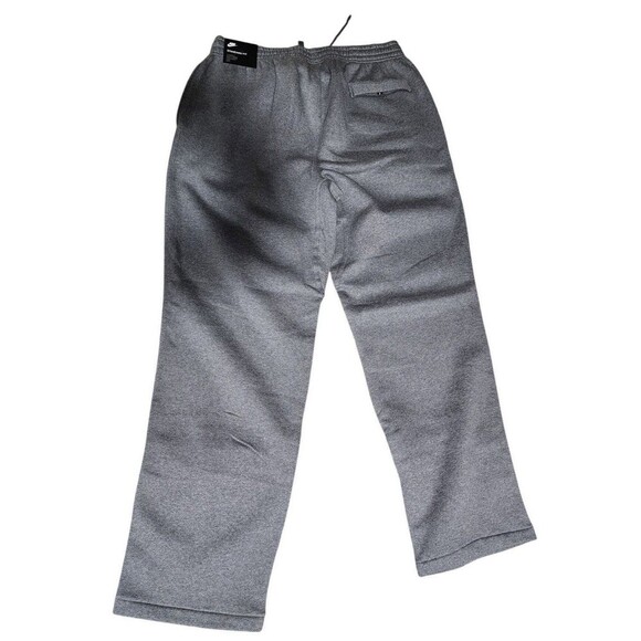Nike Men's XL Dark Grey Heather Club Fleece Open-Hem Sweatpants Cargo Pocket - Picture 3 of 8